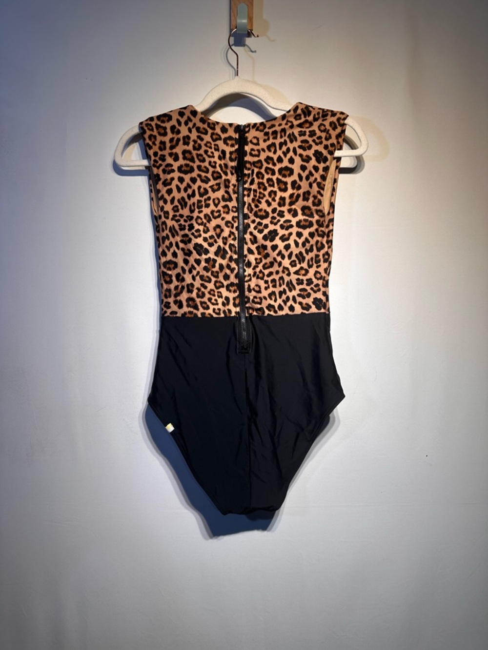 summersalt Leopard Print and Black One-Piece Swim - Picture 6 of 6